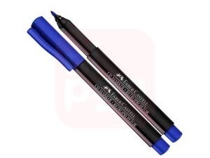 Caneta Retroprojetor 1.0mm Azul - Faber-Castell