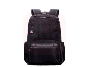 Mochila Grande 2 Compartimentos Paul Frank Classics Preto