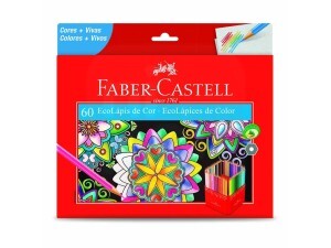 Lápis de Cor 60 Cores +6 Cores Metálicas +3 Neon - Faber-Castell